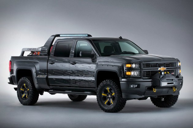 The SEMA Black Ops concept, based on the Chevrolet Silverado Crew Cab 4x4 builds on its strength, performance and safety with features designed to turn the wasteland into an oasis. Whether its a hurricane the likes of which only Hollywood special effects artists could dream up or other unforeseen emergency, its ready for anything.